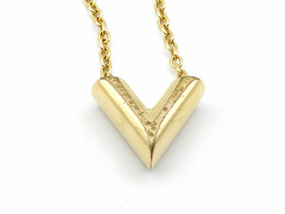 LOUIS VUITTON LV Essential V Necklace Necklace