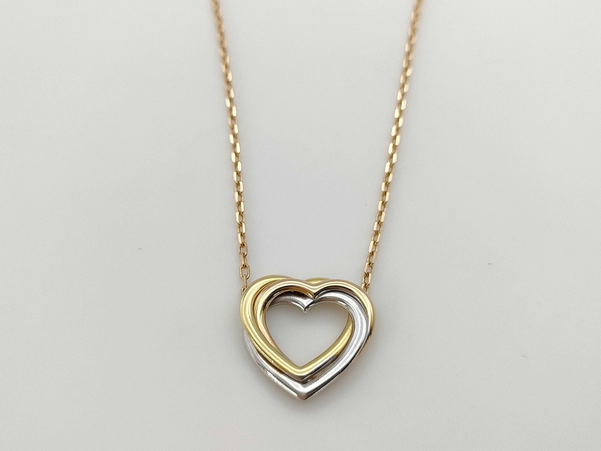 Cartier Trinity Heart 750 4.2g Necklace 