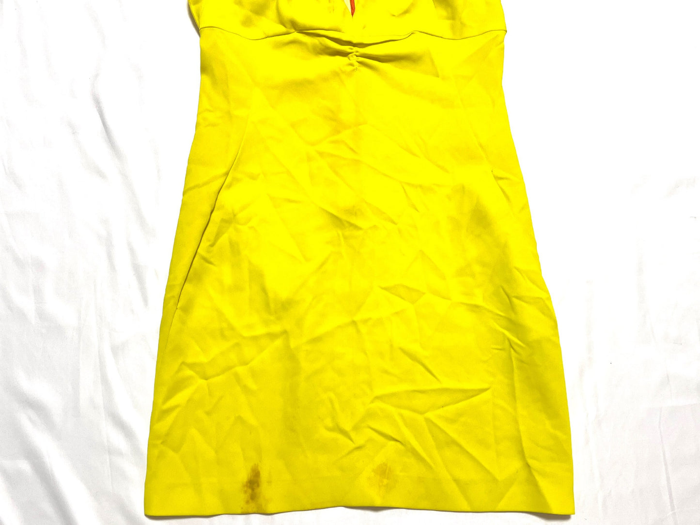 DSQUARED2 Dsquared Short Dress Yellow Size 38 Dress