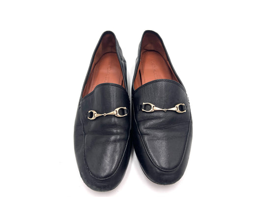 COACH Leather Horsebit Loafers, Black, Size 37.5