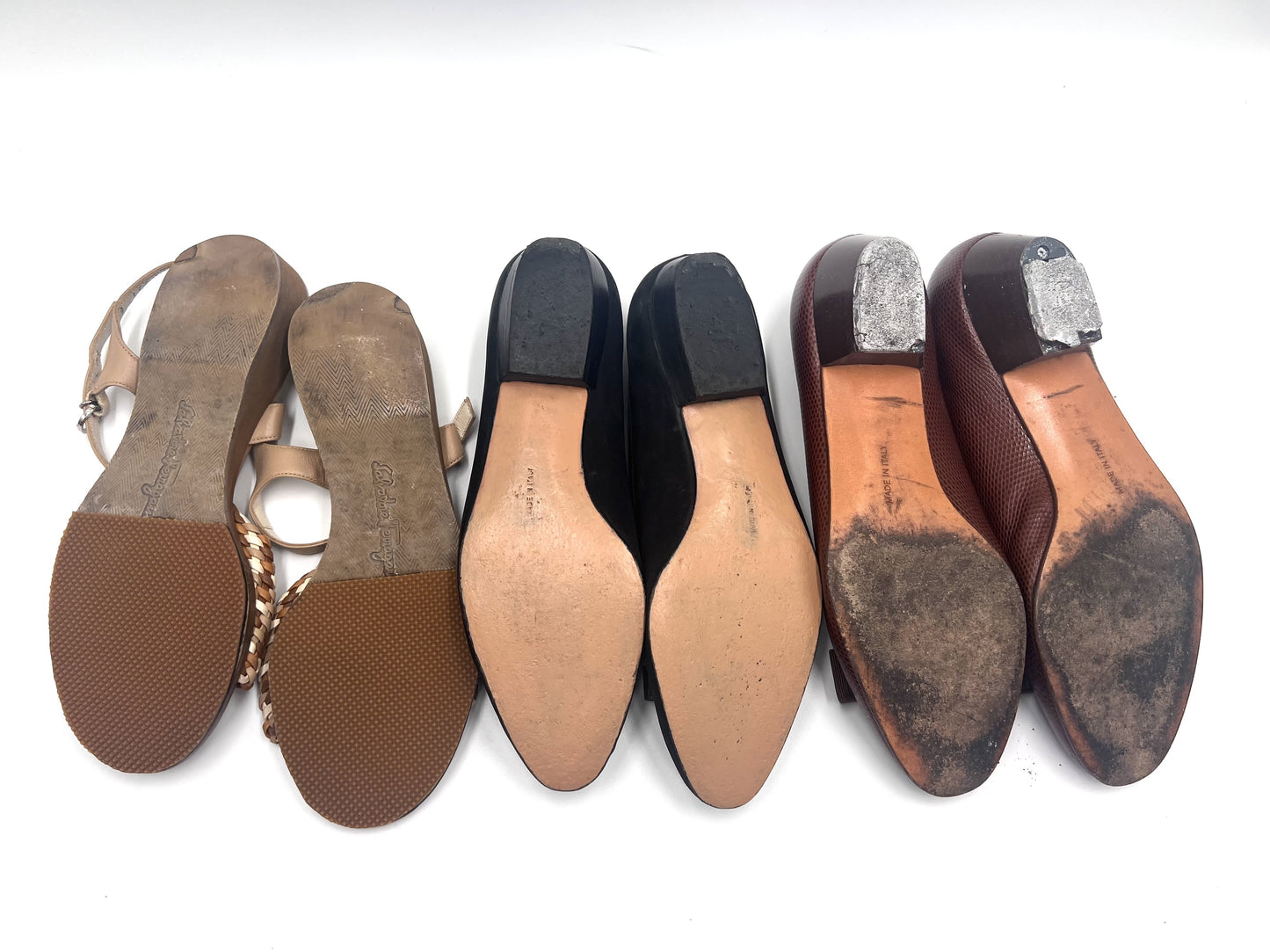 Salvatore Ferragamo Sandals, Pumps, etc. 3 Pairs Set