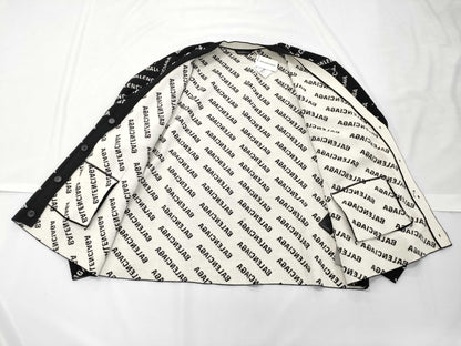 BALENCIAGA BALENCIAGA 719649 Logomaia All Over Cardigan Knit Cardigan Size 4 Unused with tags Cardigan