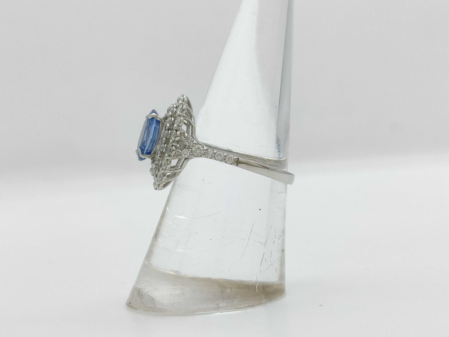 S1.639ct D0.61ct PT900 3.9g Ring 