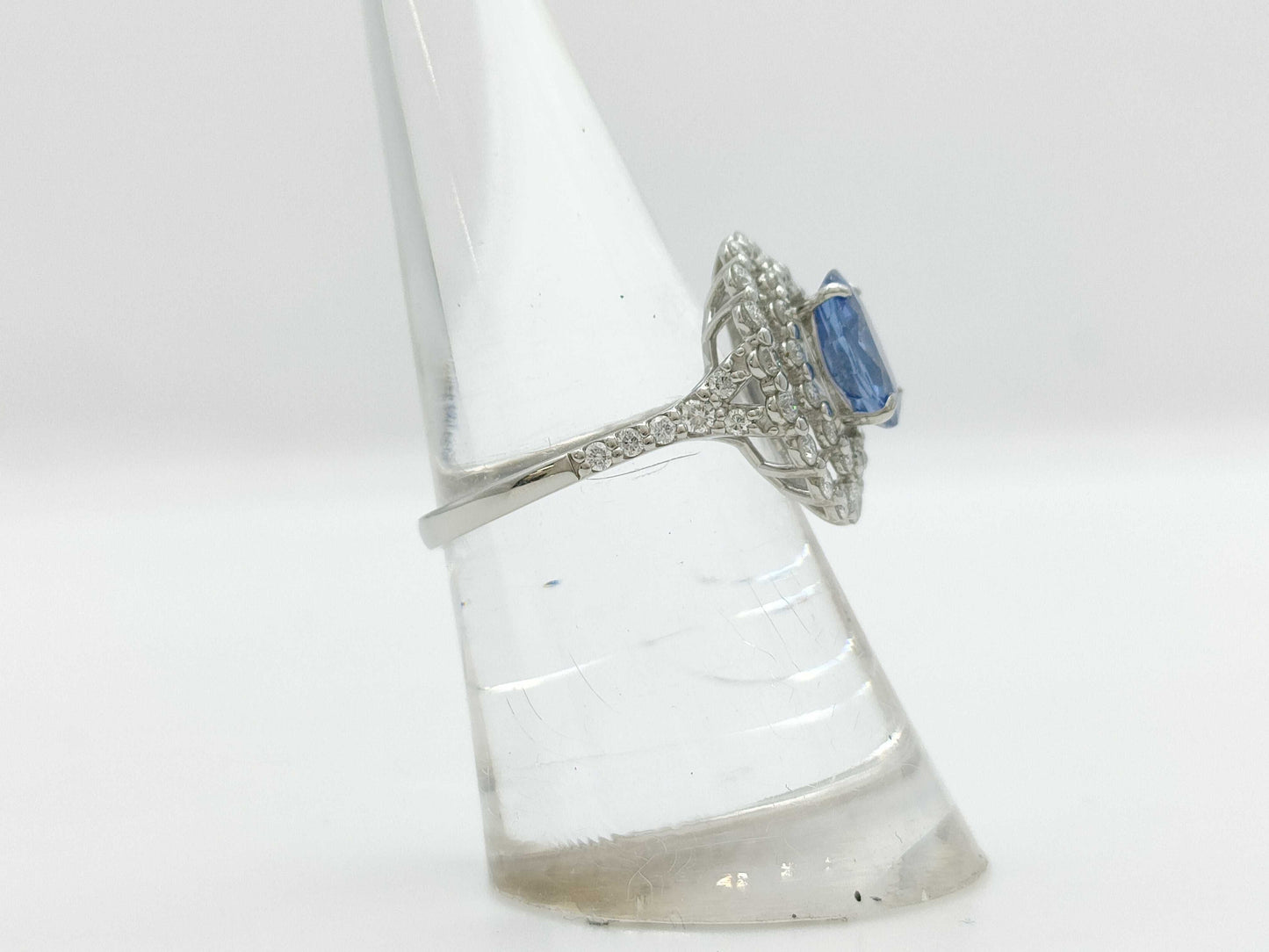 S1.639ct D0.61ct PT900 3.9g Ring 