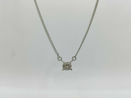 D0.328ct PT900/PT850 3.8g Necklace 
