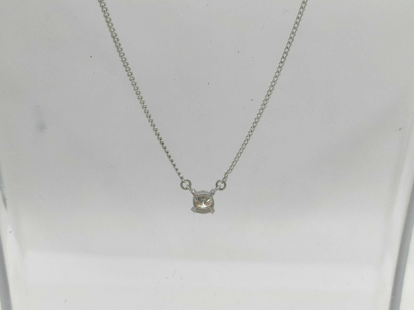 D0.328ct PT900/PT850 3.8g Necklace 