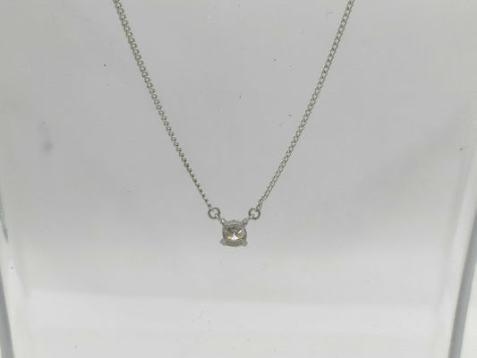 D0.328ct PT900/PT850 3.8g Necklace 