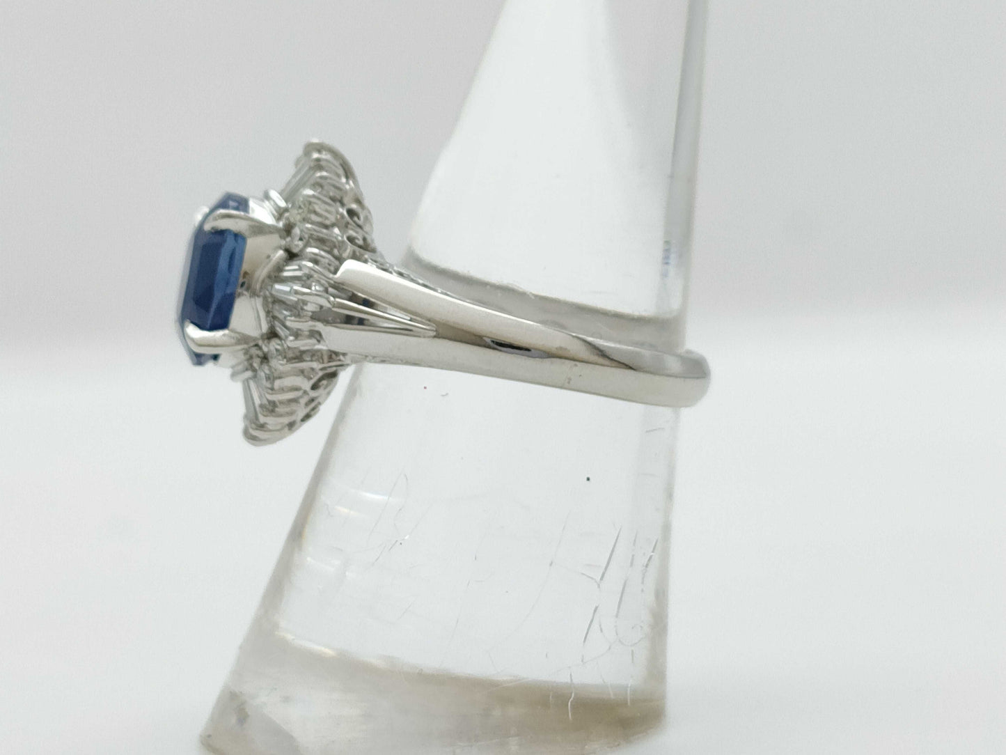 S3.39ct D0.43ct PT900 7.8g Ring 