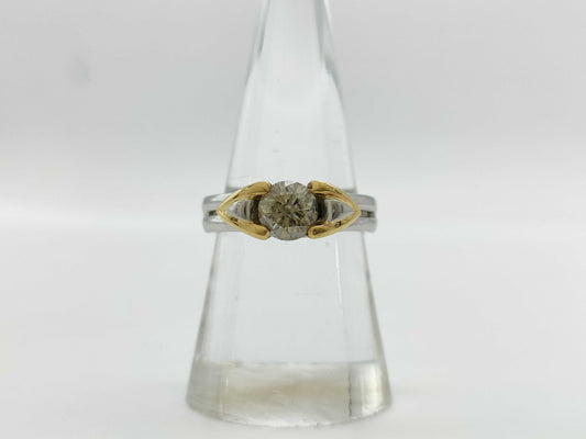D1.035ct PT900/K18 8.2g Ring 