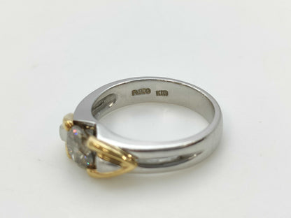 D1.035ct PT900/K18 8.2g Ring 