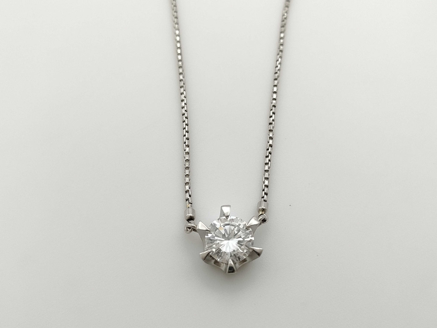D1.050ct PT900/PT850 5.3g Necklace 