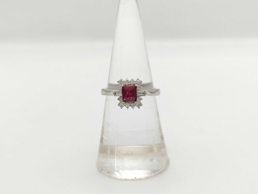 R0.47ct D0.23ct PT900 5.2g Ring 