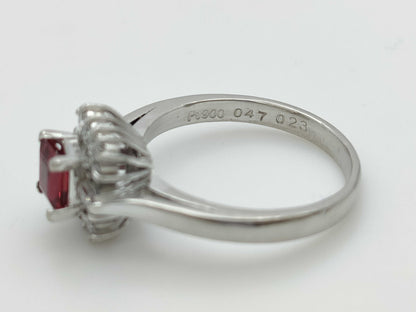 R0.47ct D0.23ct PT900 5.2g Ring 