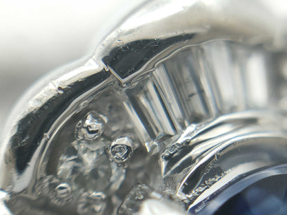 S1.02ct D0.43ct PT900 6.9g Ring 