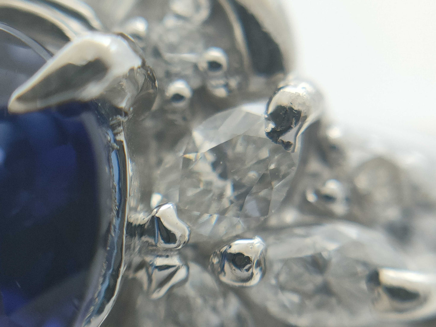 S1.02ct D0.43ct PT900 6.9g Ring 