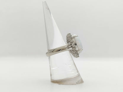 OP 5.89ct D 0.56ct PT900 11.8g Ring 