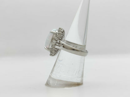 OP 5.89ct D 0.56ct PT900 11.8g Ring 