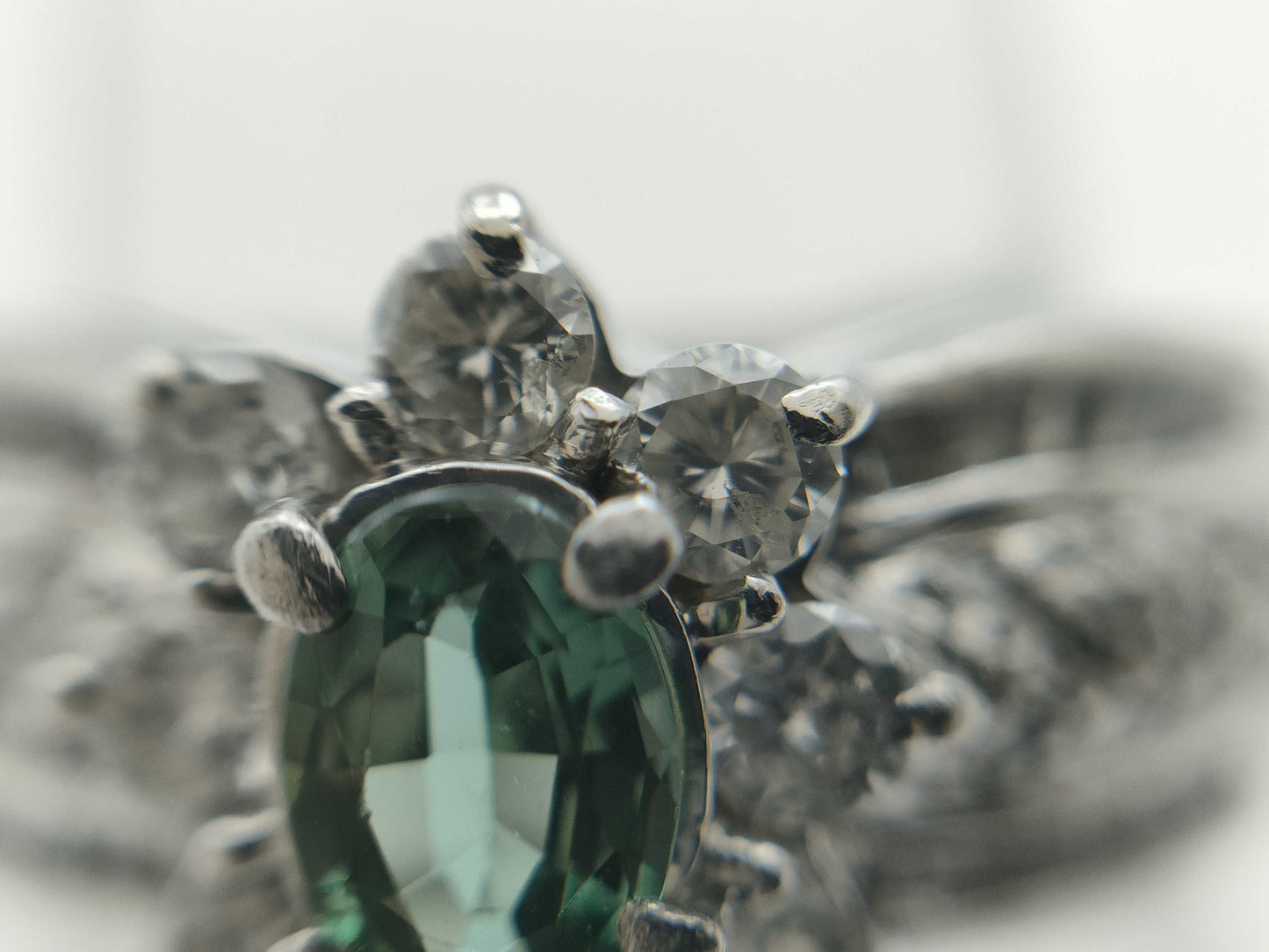 AX 0.36ct D 0.66ct PT900 7.6g Ring 