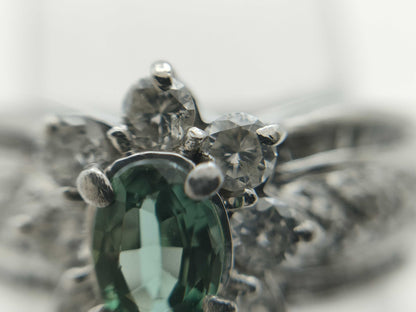 AX 0.36ct D 0.66ct PT900 7.6g Ring 