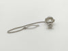D0.66ct PT900 1.2g Tie Pin/Cufflinks 