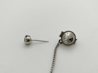 D0.66ct PT900 1.2g Tie Pin/Cufflinks 