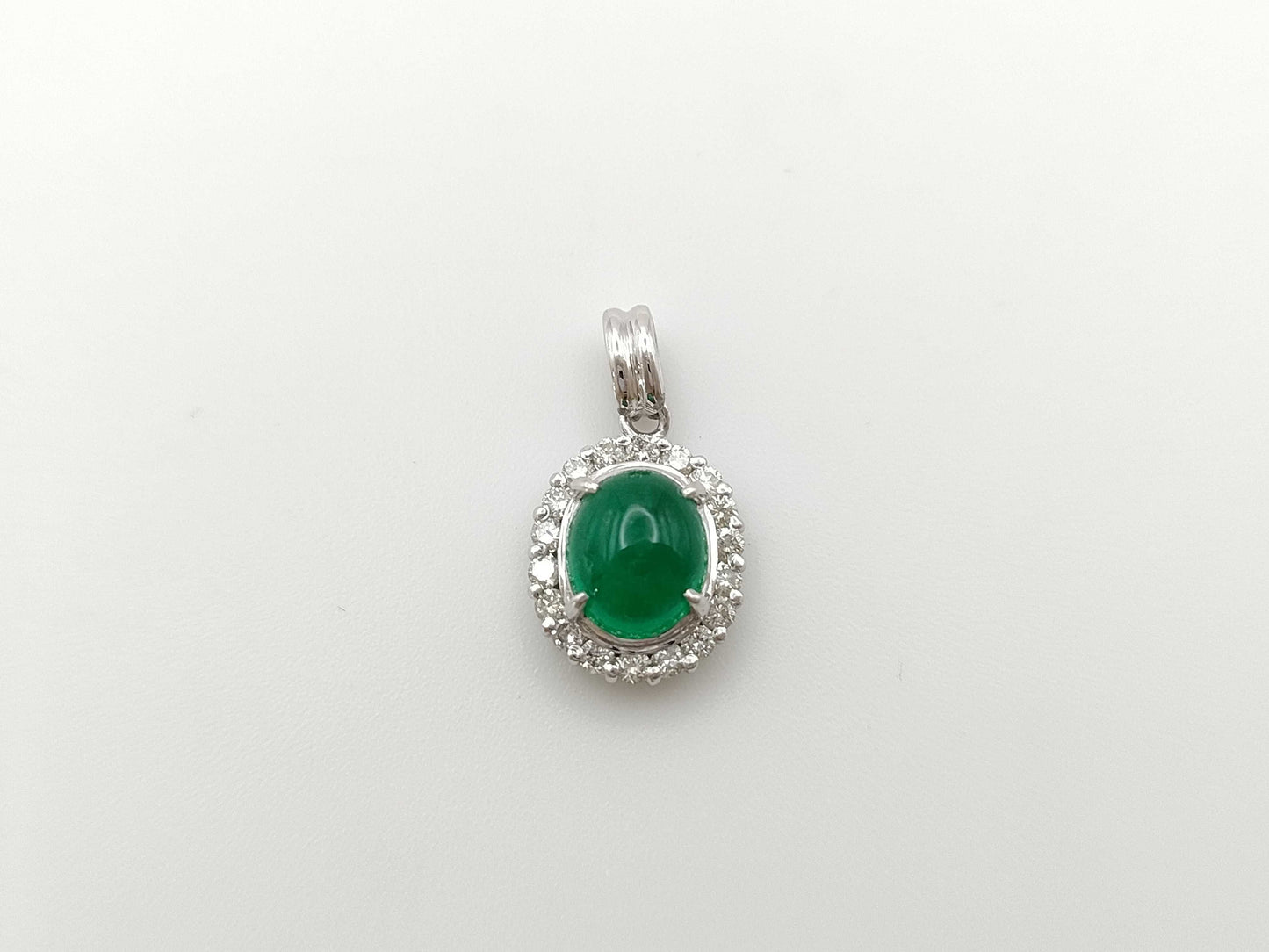 E1.57ct D0.31ct PT900 2.4g Pendant Top 