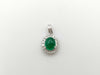 E1.57ct D0.31ct PT900 2.4g Pendant Top 