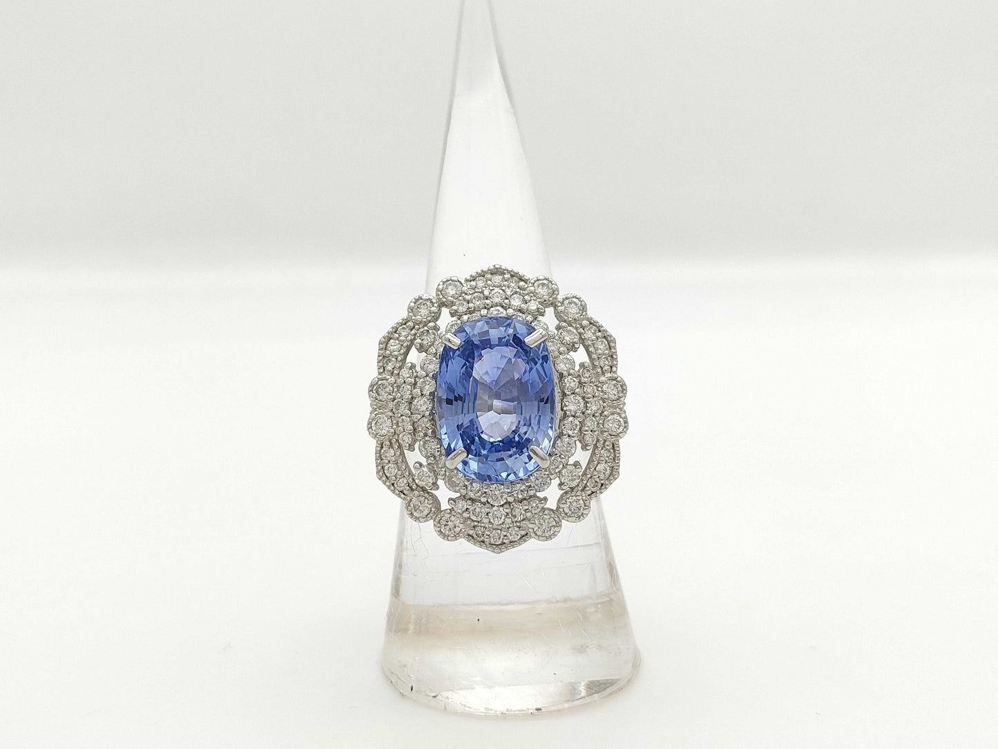 S8.43ct D1.22ct PT950 13.2g Ring 