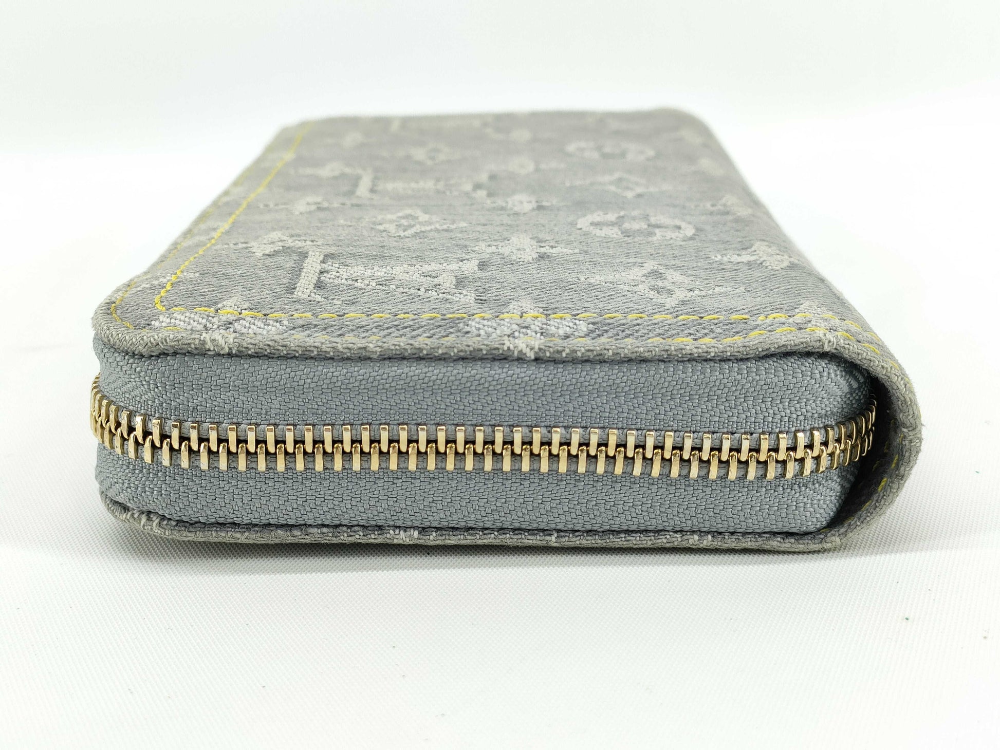 LOUIS VUITTON Monogram Denim Louis Vuitton Denim Zippy Wallet M13214 Wallet