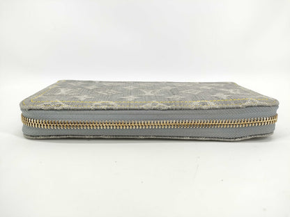 LOUIS VUITTON Monogram Denim Louis Vuitton Denim Zippy Wallet M13214 Wallet