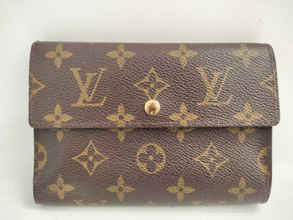 LOUIS VUITTON Monogram Tri-fold Wallet Wallet