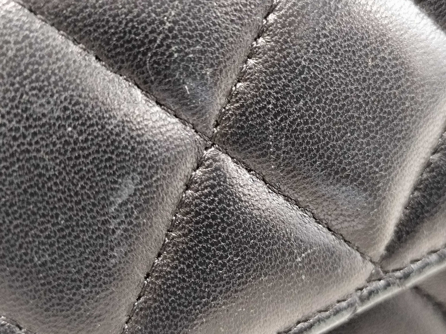 CHANEL CHANEL Long Wallet Silver Hardware Wallet