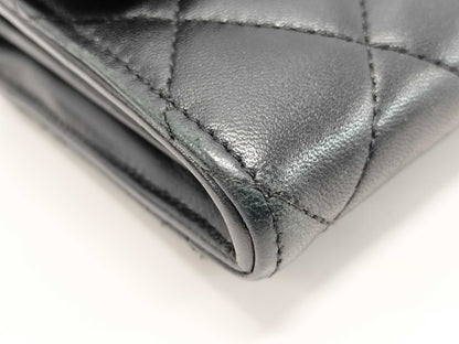 CHANEL CHANEL Long Wallet Silver Hardware Wallet