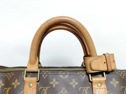 LOUIS VUITTON Monogram LV Keepall Bandouliere 50 Boston Bag