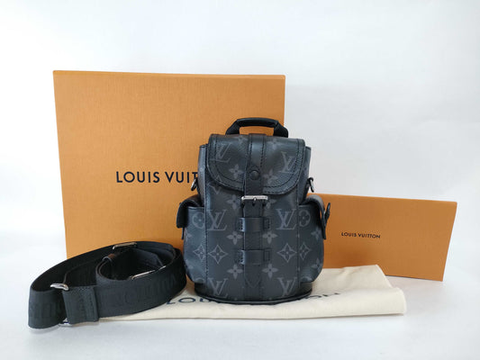 LOUIS VUITTON LV Nano Christopher Eclipse Shoulder Bag