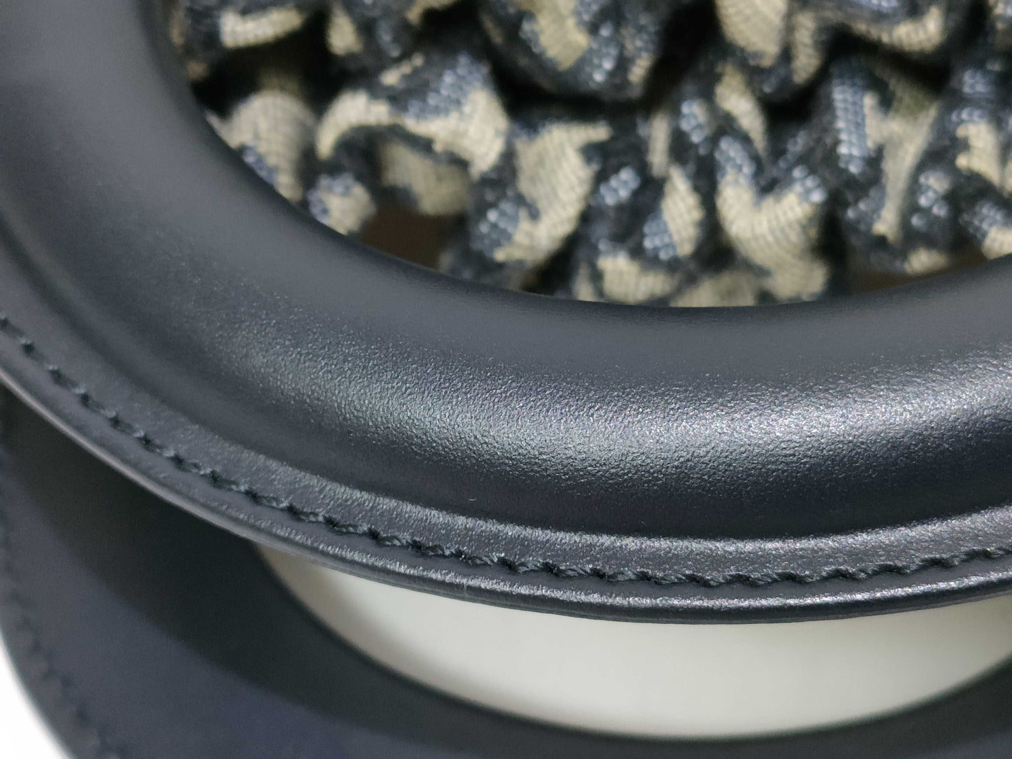 Dior Oblique Wicker Mini Straw/Canvas Handbag