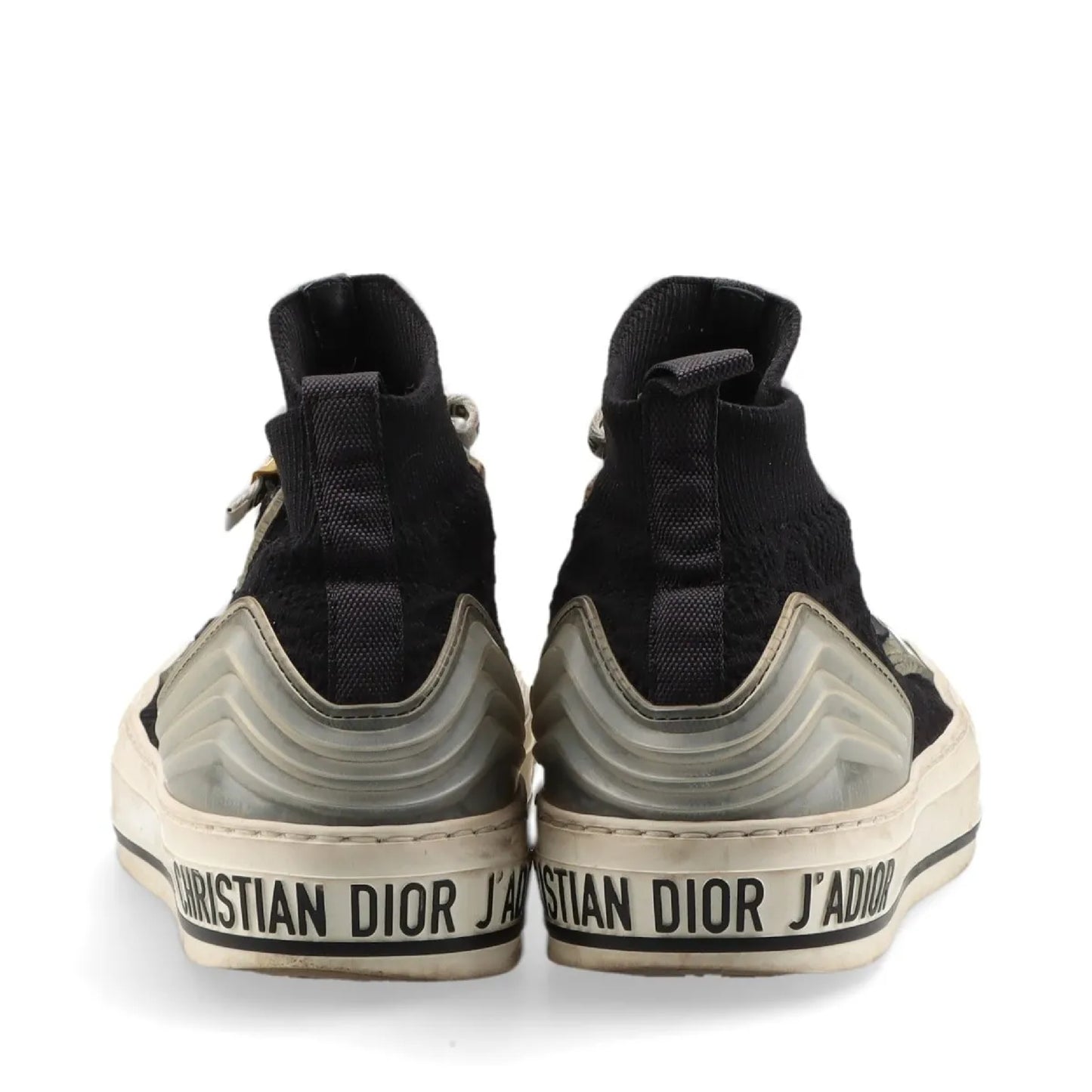 Dior Christian Dior Fabric High-Top Sneakers Size 35