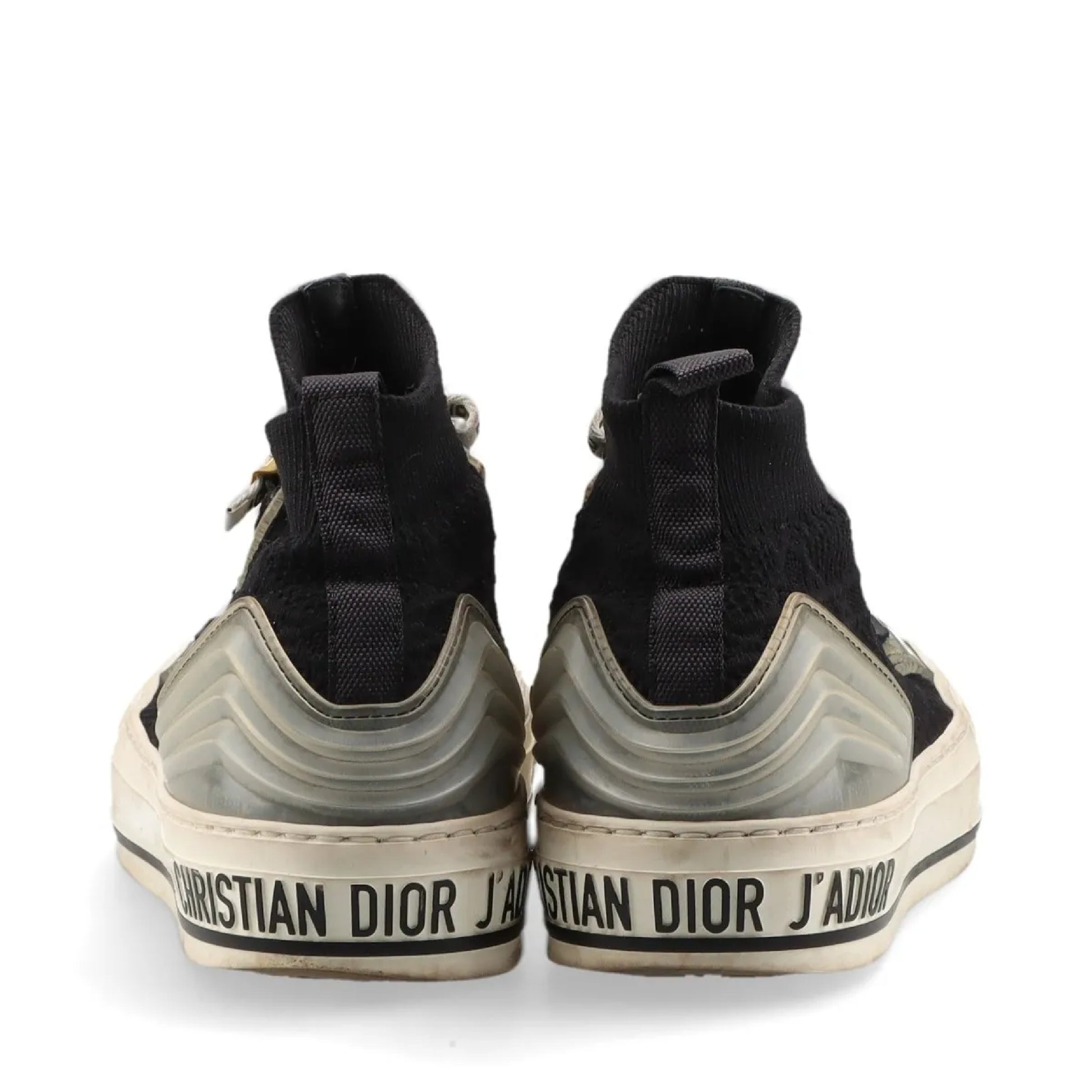 Dior Christian Dior Fabric High-Top Sneakers Size 35