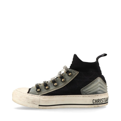 Dior Christian Dior Fabric High-Top Sneakers Size 35
