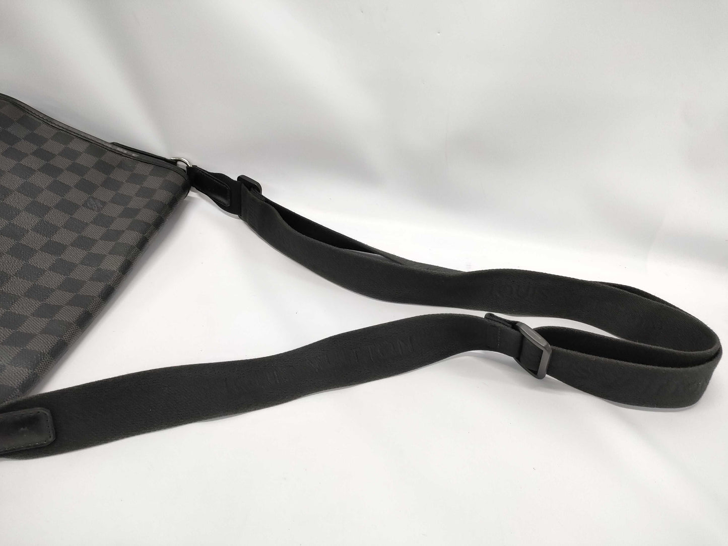 LOUIS VUITTON Damier Graphite Flap Crossbody Bag Shoulder Bag