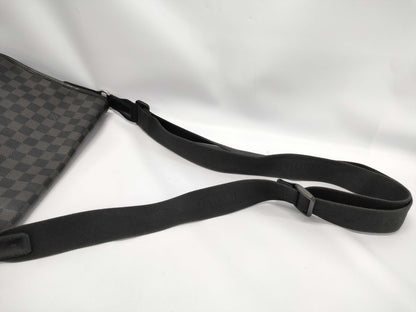 LOUIS VUITTON Damier Graphite Flap Crossbody Bag Shoulder Bag