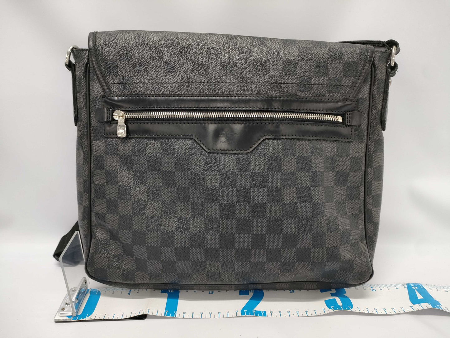 LOUIS VUITTON Damier Graphite Flap Crossbody Bag Shoulder Bag