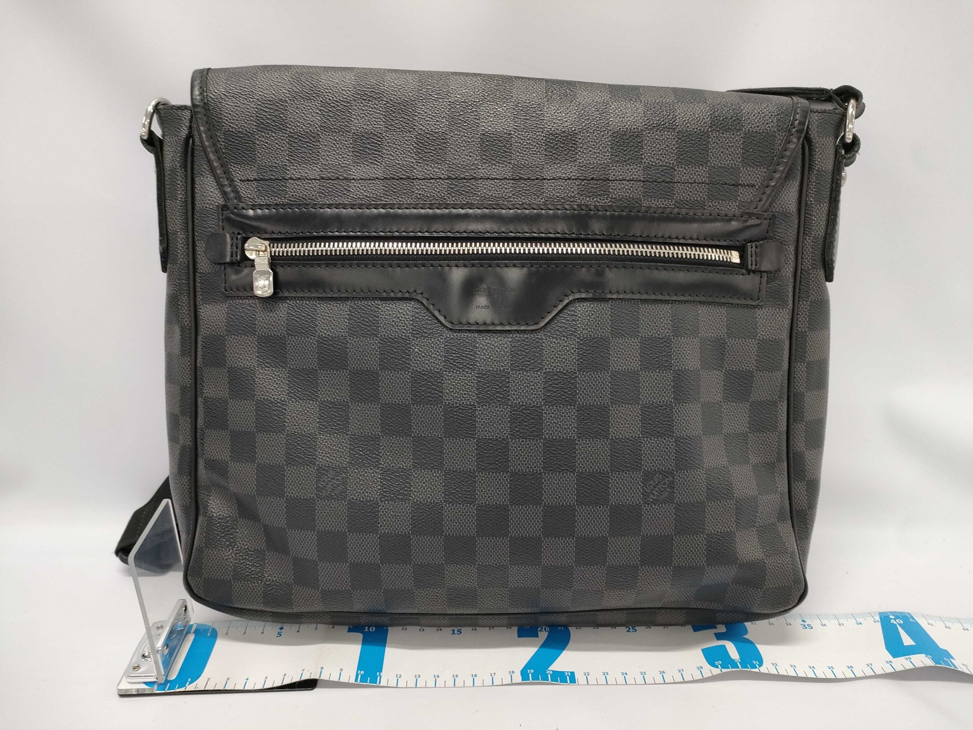 LOUIS VUITTON Damier Graphite Flap Crossbody Bag Shoulder Bag