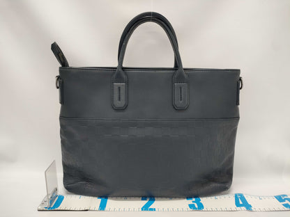 LOUIS VUITTON Louis Vuitton Blue Damier Hand Briefcase Tote Bag
