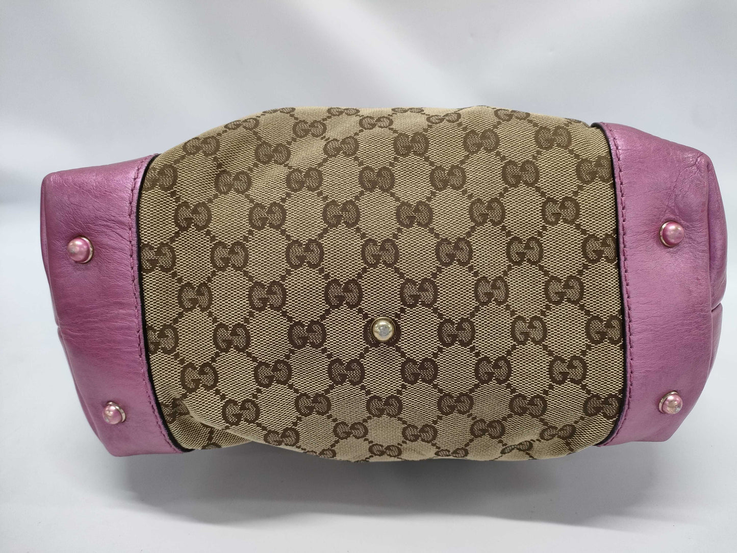 GUCCI Gucci Red Monogram Shoulder Bag with Strap Tote Bag