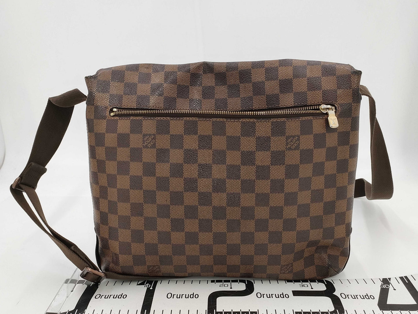 LOUIS VUITTON Louis Vuitton Damier Ebene Flap Crossbody Bag Shoulder Bag