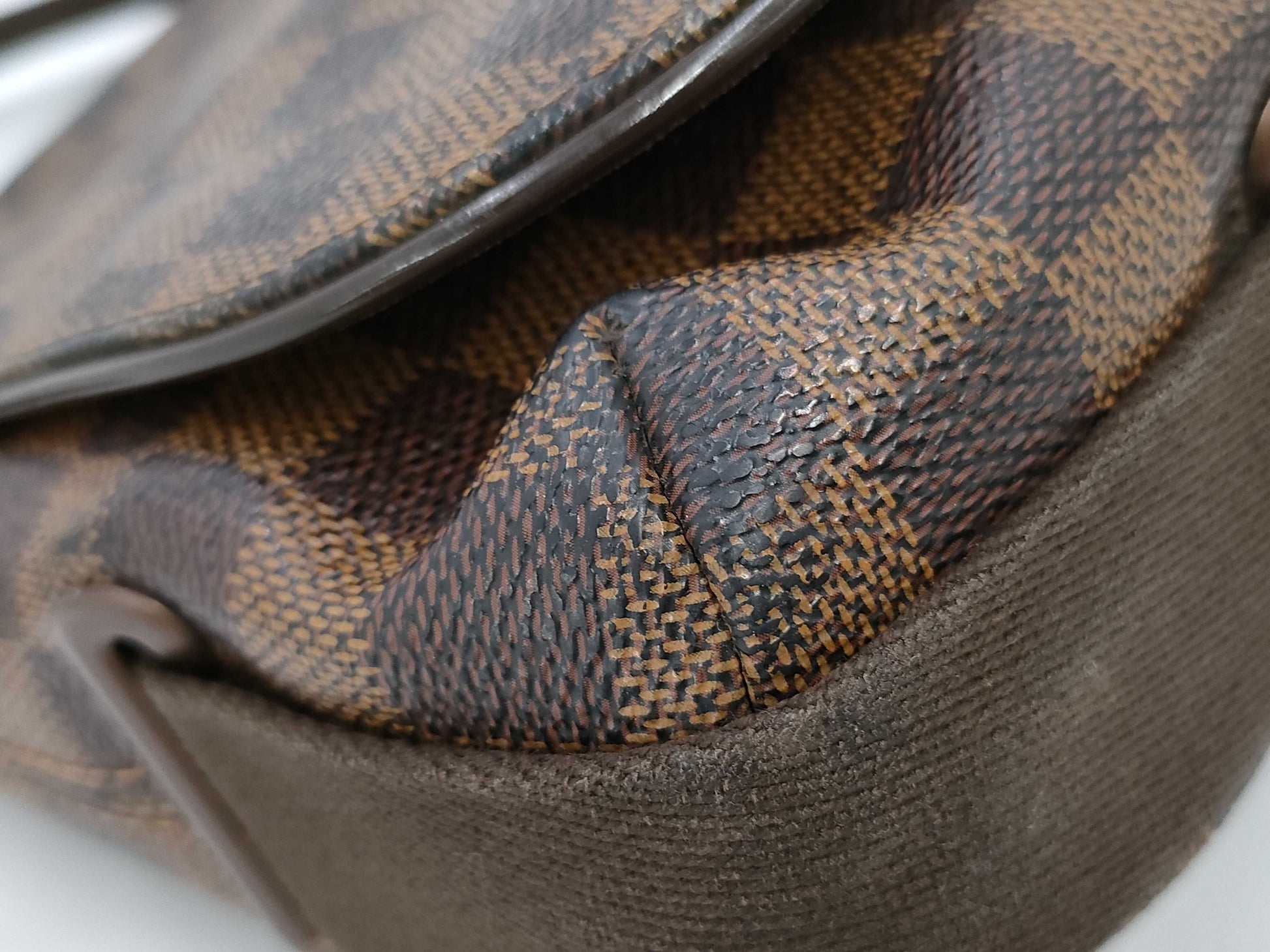 LOUIS VUITTON Louis Vuitton Damier Ebene Flap Crossbody Bag Shoulder Bag