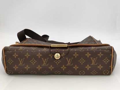 LOUIS VUITTON Louis Vuitton Monogram Large Men's Flap Crossbody Bag Shoulder Bag