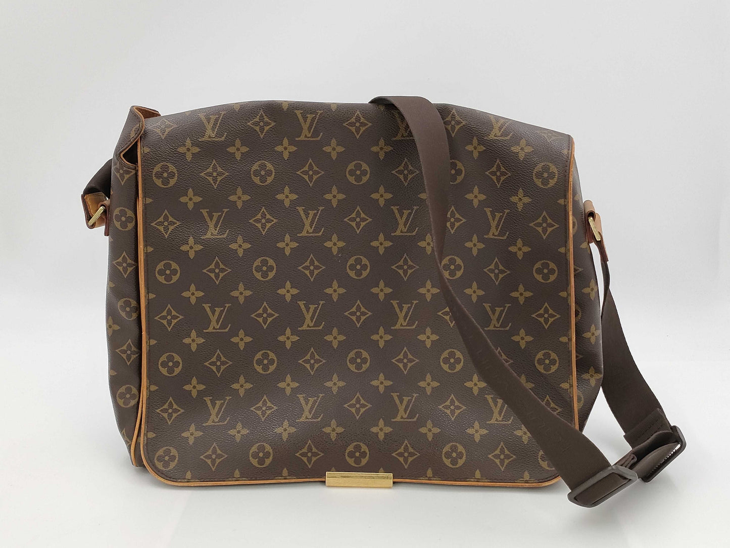 LOUIS VUITTON Louis Vuitton Monogram Large Men's Flap Crossbody Bag Shoulder Bag