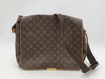 LOUIS VUITTON Louis Vuitton Monogram Large Men's Flap Crossbody Bag Shoulder Bag